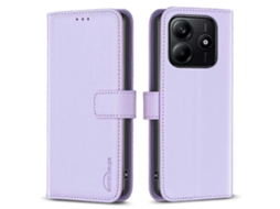 Compre Capa Carteira Flip De Couro Binfen Color Bf17 Para Xiaomi Redmi Note 14 5g, Roxa
