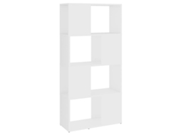Book Cabinet Room Divider, Book Cabinet Room Dividers Vidaxl Branco Madeira Processada (60 X 24 X 124.5 Cm)