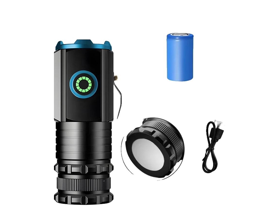 Lanterna Led, Recarregável, À Prova D'água, B