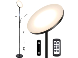 Luminã¡ria De Piso, Brilho Ajustã¡vel, Fontes De Luz Duplas, Plugue Eu Oem