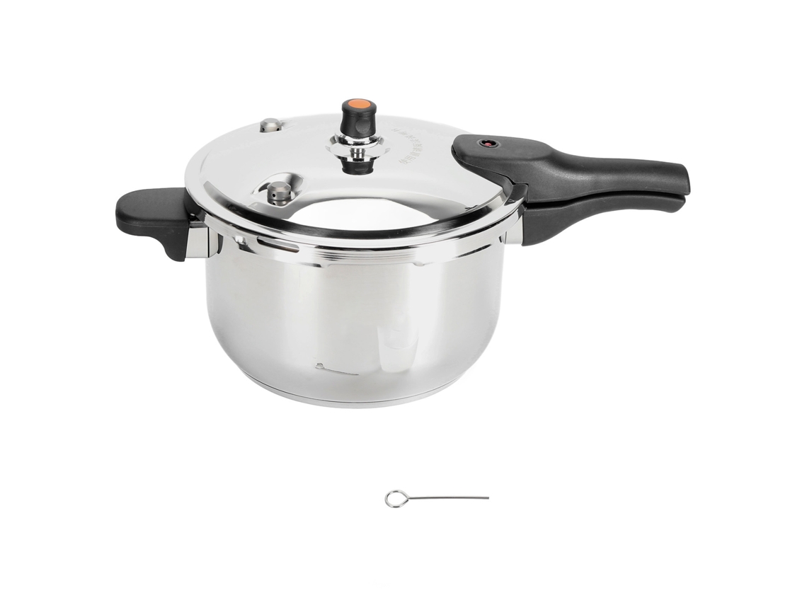 Panela de pressão elétrica aço inox 3l 18cm com válvula de limite e proteção contra explosões LAXISCREED
