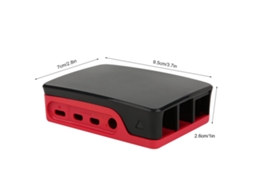 Laxiscreed Caixa Em Abs Para Raspberry Pi 4b Com Slot De Cartão Resistente E Duradoura