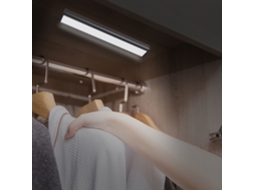 2026 2 Piezas Luces com Sensor de Movimento Usb Recarregável 20 Led Magnéticas para Armários de Roupas Gavetas Luz Branca Quente