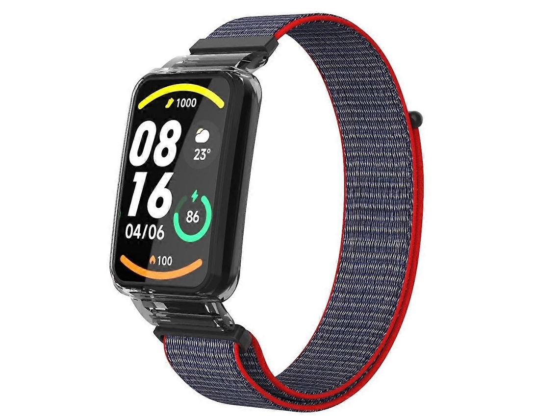 Capa Protetora Integrada Em Policarbonato Para Xiaomi Mi Band 7 Pro + Pulseira De Nylon.