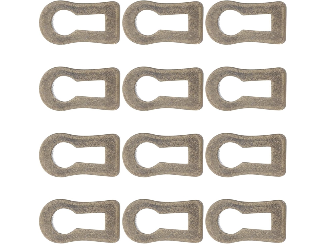 Zerodeko Conjunto De 12-placas Vintage Ovais Para Fechaduras Gaveta Em Cobre Antigo, 22x12x7mm, Para Portas De Armários