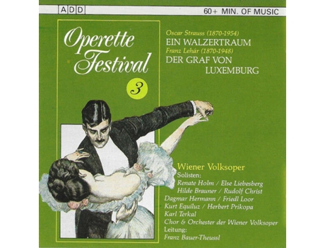 Cd Operette Festival 3 Ein Walzertraum / Der Graf Von Luxemburg Romantic Classics