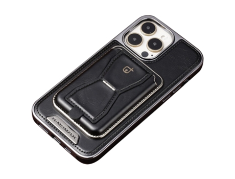 Suporte Casa Inch Para Iphone 12 Pro Rmbmax Pele Sintética Com Porta-cartões Preto