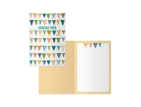 Livro Pack 6 Tarjetas Felicitación. Modelo Día Padre-garland De Desconocido (espanhol)