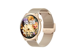 Smartwatch feminino, atende/faz chamadas, tela AMOLED de 1,43'', sempre ligado, à prova d'água, com mais de 100 modos esportivos, monitor Bestvite.