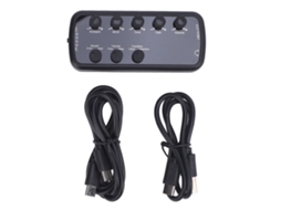 Amplificador De Fones De Ouvido Para Baixo Com Efeitos Múltiplos Reverb Echo Distortion Usb Recarregável