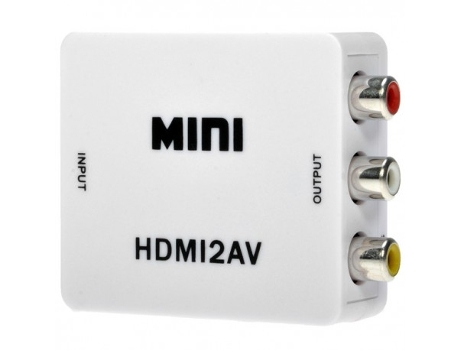 Conversor HDMI para AV 3 RCA