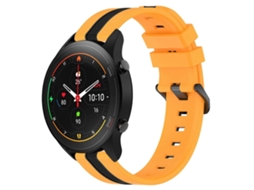 Pulseira De Silicone Bicolor Vertical De 22 Mm Para Xiaomi Mi Watch S1 Pro