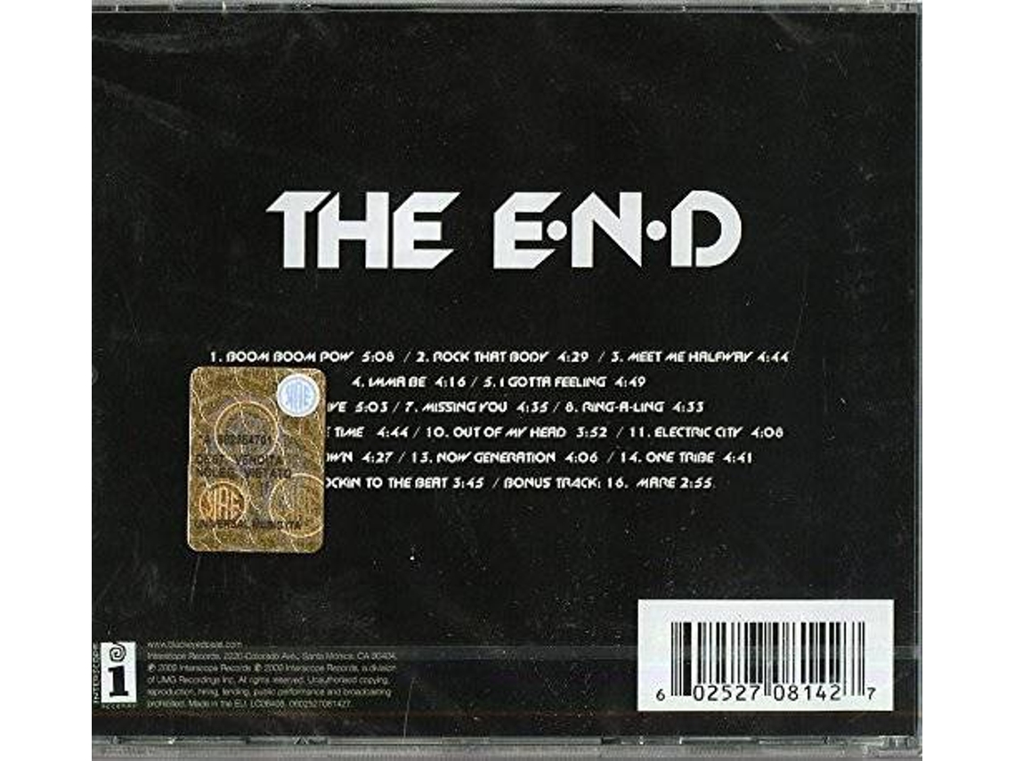 CD Black Eyed Peas - The End