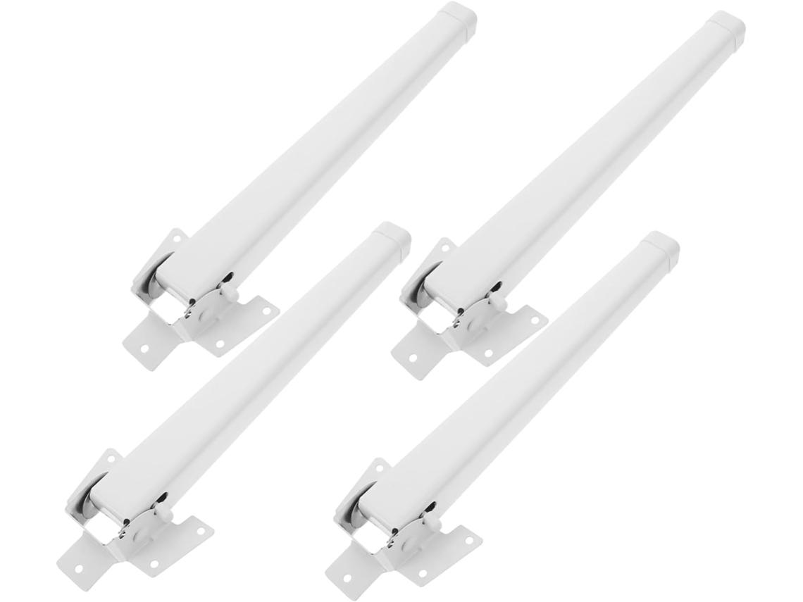 Conjunto De 4 Pés Mesa Dobráveis, Compactos E Portáteis, Em Ferro, Com Suporte De Montagem Para Móveis Diy, Fácil