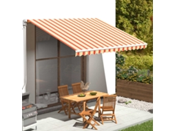 Tecido De Substituição Para Toldo 4x3,5 M Amarelo E Laranja Lovely Home