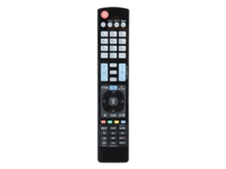 Controle Remoto Abs Resistente À Desgaste Preto Para Tv Lcd Lg Akb73615306/akb72615379/akb72914202
