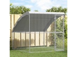 Vidaxl Gaiola Para Galinhas Prateado 2 X 2 X 2 M Aço Galvanizado