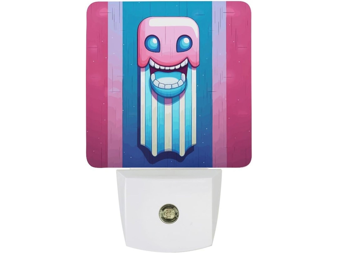 Luz Noturna Led Com Sensor, Luz Noturna Branca Quente Suave Banheiro, Quarto, Cozinha, Formato Quadrado