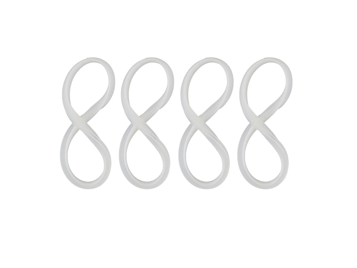 Conjunto De 4 Anéis Vedação Em Silicone Orgânico Para Alambiques 6 Litros, Encaixe Preciso E Vedação Em Silicone De Grau