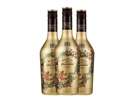 Licor Creme BAILEYS IRISH CREAM Chocolate Luxe Garrafa Medium (0.5 L - 3 Unidades)