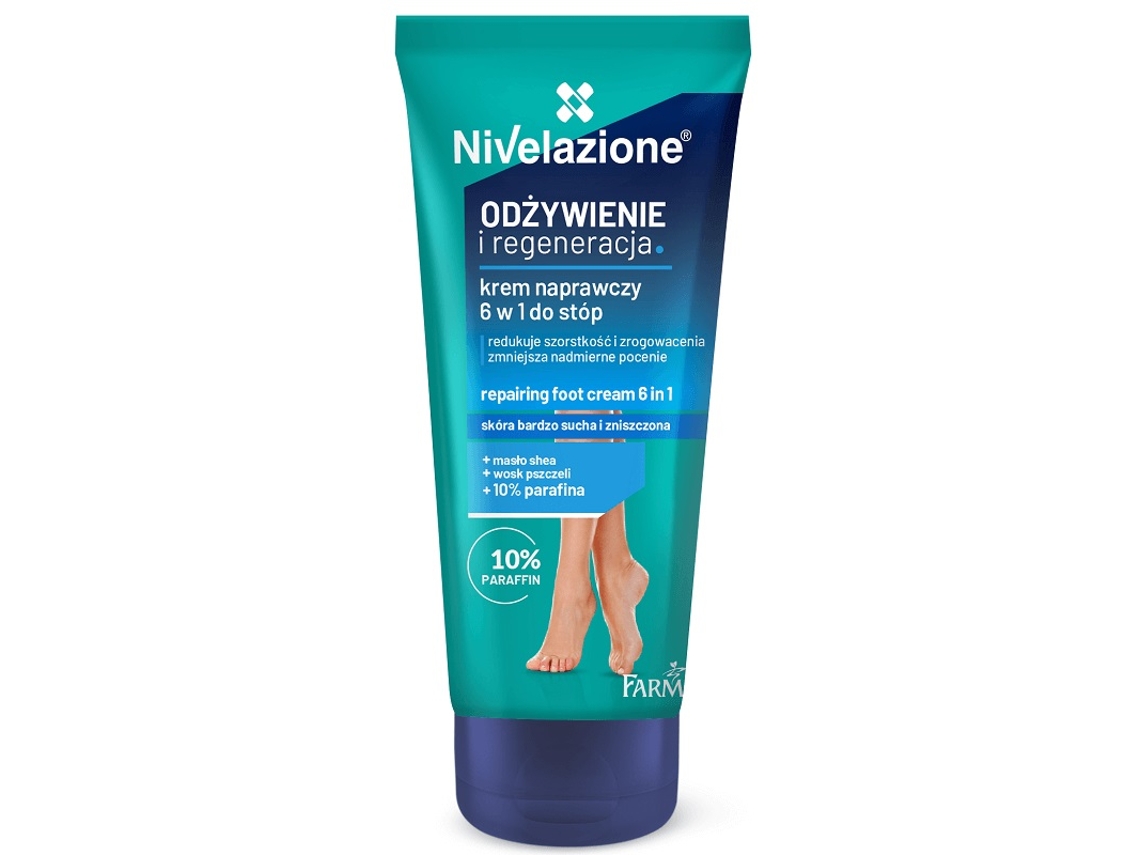 Nivelazione Repairing 6 In 1 Foot Cream, 75ml Farmona