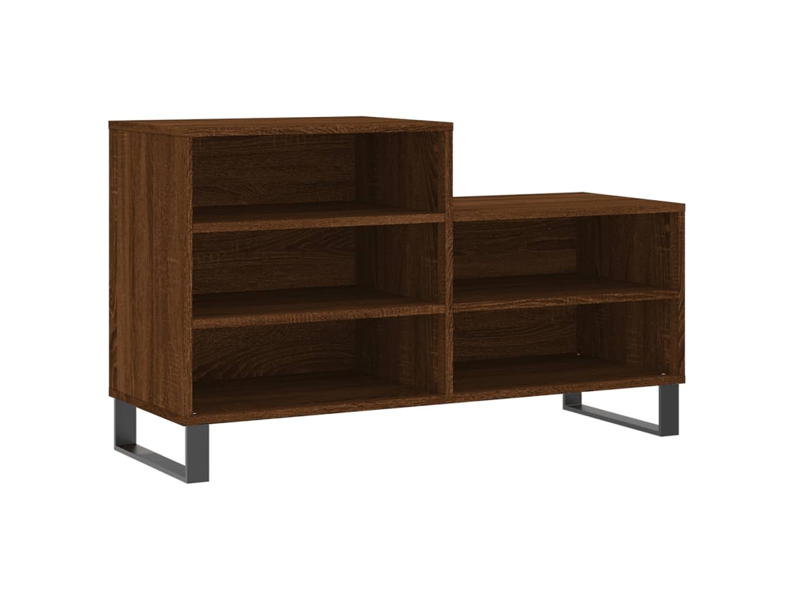 Sapateira MAISON EXCLUSIVE Derivados Madeira Carvalho Castanho (102x36x60 cm)