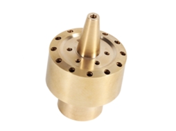 Bico De Sprinkler De Bronze Para Fonte De Jardim Com Coluna Dourada 1/2
