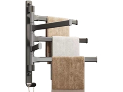 Toalheiro Giratório Durável, Economiza Espaço, Para Casa De Banho/piscina/porta/varanda/cozinha, Compatível Com Todos Os Estilos Igvtrade