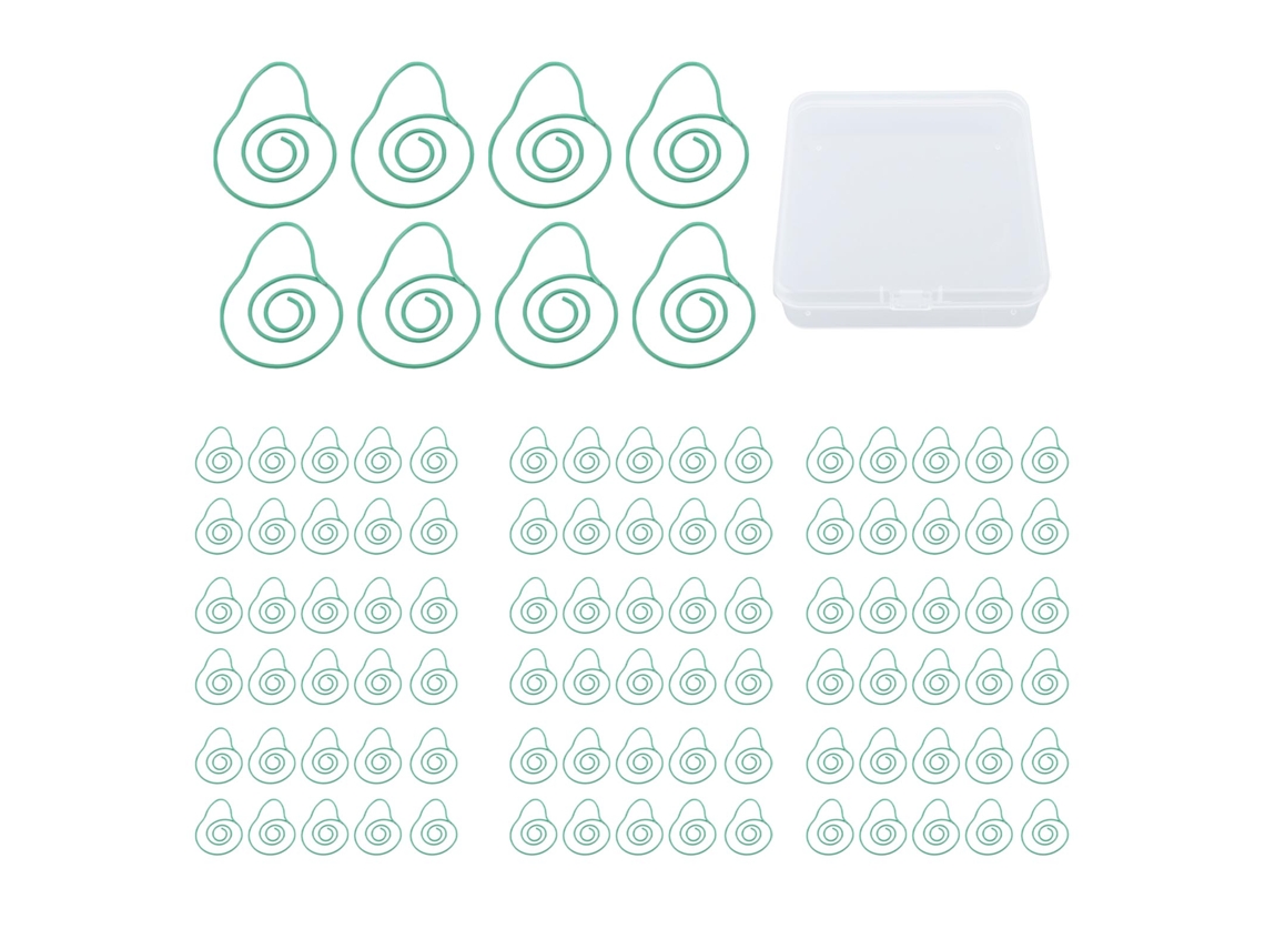 100 Clip Papel Bonitos Diseño Fruta Abacate Para Niños Oficina Escuela Hogar Clip Planner
