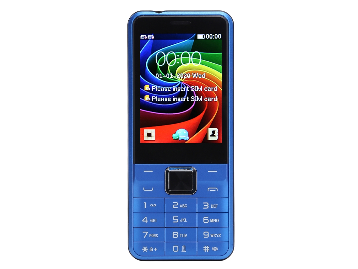 Telefone Móvel Laxiscreed Com Ecrã De 2,8 Polegadas, Dual Sim E Mp3 Integrado