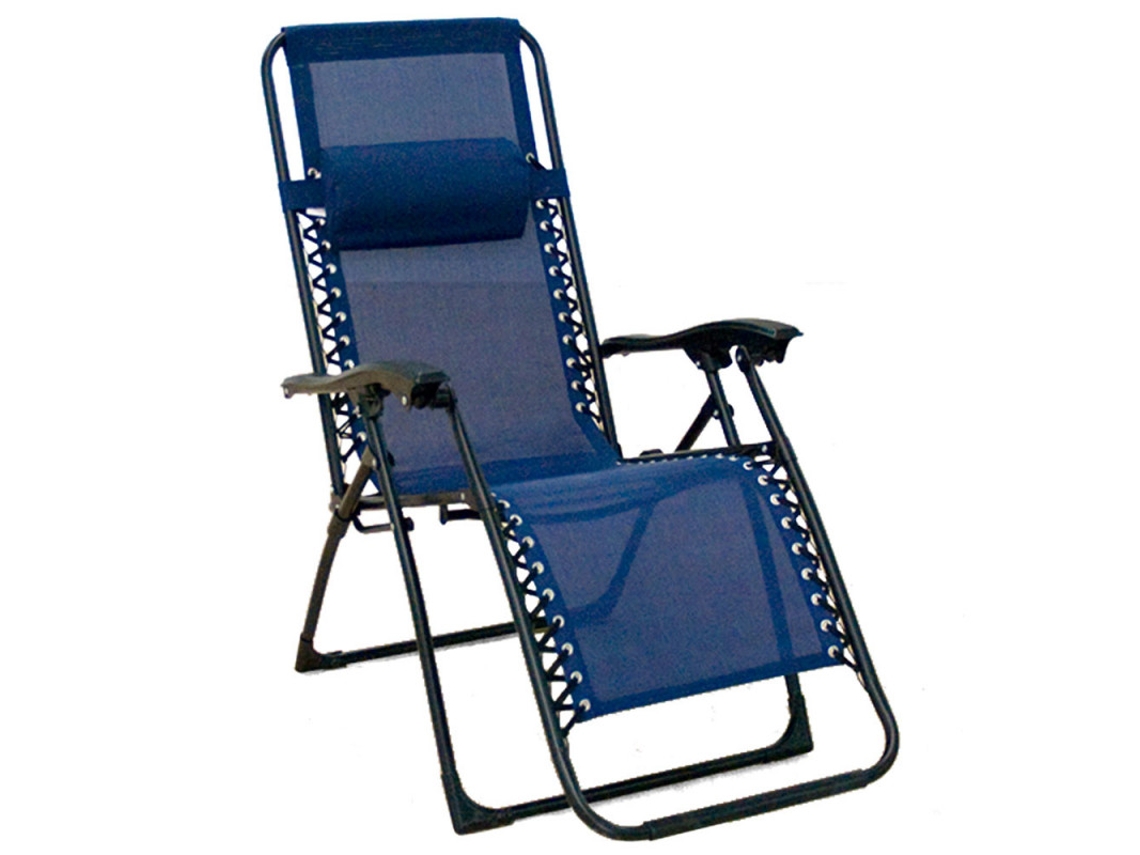Espreguiçadeira PRESENTES MIGUEL (177 x 65 x 113 cm - Azul)
