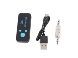 Micrófono inalámbrico mini estéreo doble canal, 3,5 mm, para móvil, tablet, grabadora, reuniones y exterior | S/MARCA
