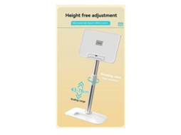 Suporte De Leitura De Chão 43 78 Cm De Altura Ajustável Suporte Para Tablet Estante Mesa De Leitura Elevável Suporte Dobrável Slowmoose
