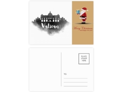 Conjunto de 20 Cidade do Vaticano, Itália Cartões postais com o Tema Papai Noel 14,6 X 9,8 Cm