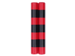 Instrumento Musical De Educação Precoce Sand Stick Shaker Listras Vermelhas Percussão Rattle Maracas
