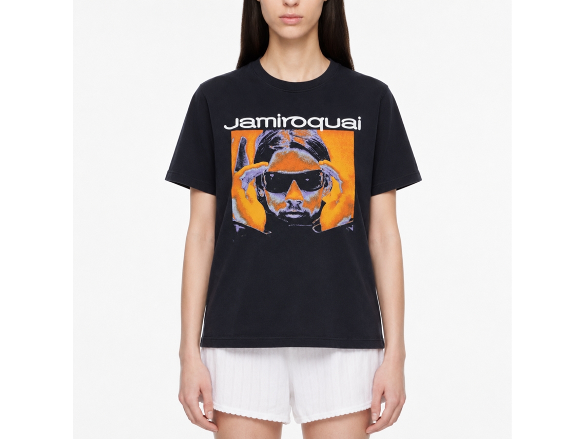 Jamiroquai Orange Glow T-shirt Unisex Adults Size:xxxl