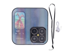 Celular Flip Pequeno com Tela 2.4" e Rádio Fm