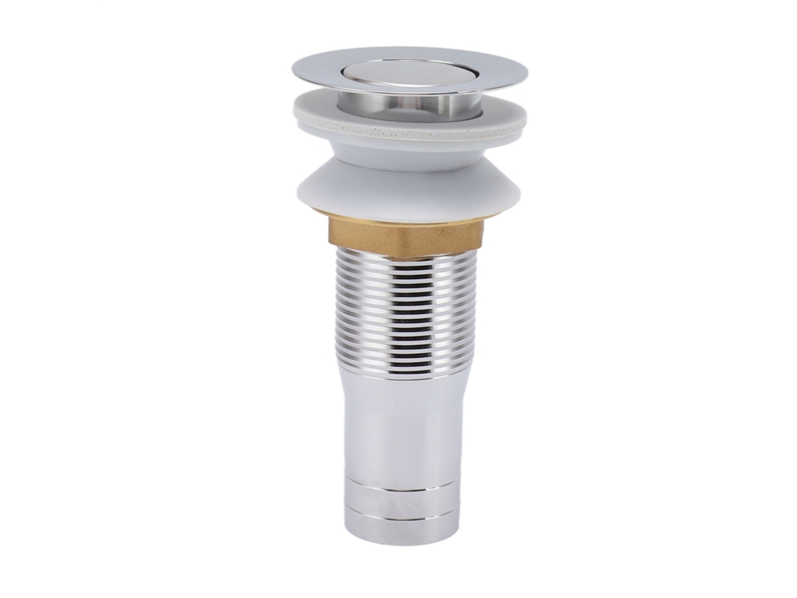 Esgoto de Pia de Banheiro em Aço Inoxidável Tampa Giratória Anti Obstrução Curto para Vanity Vessel com S/MARCA