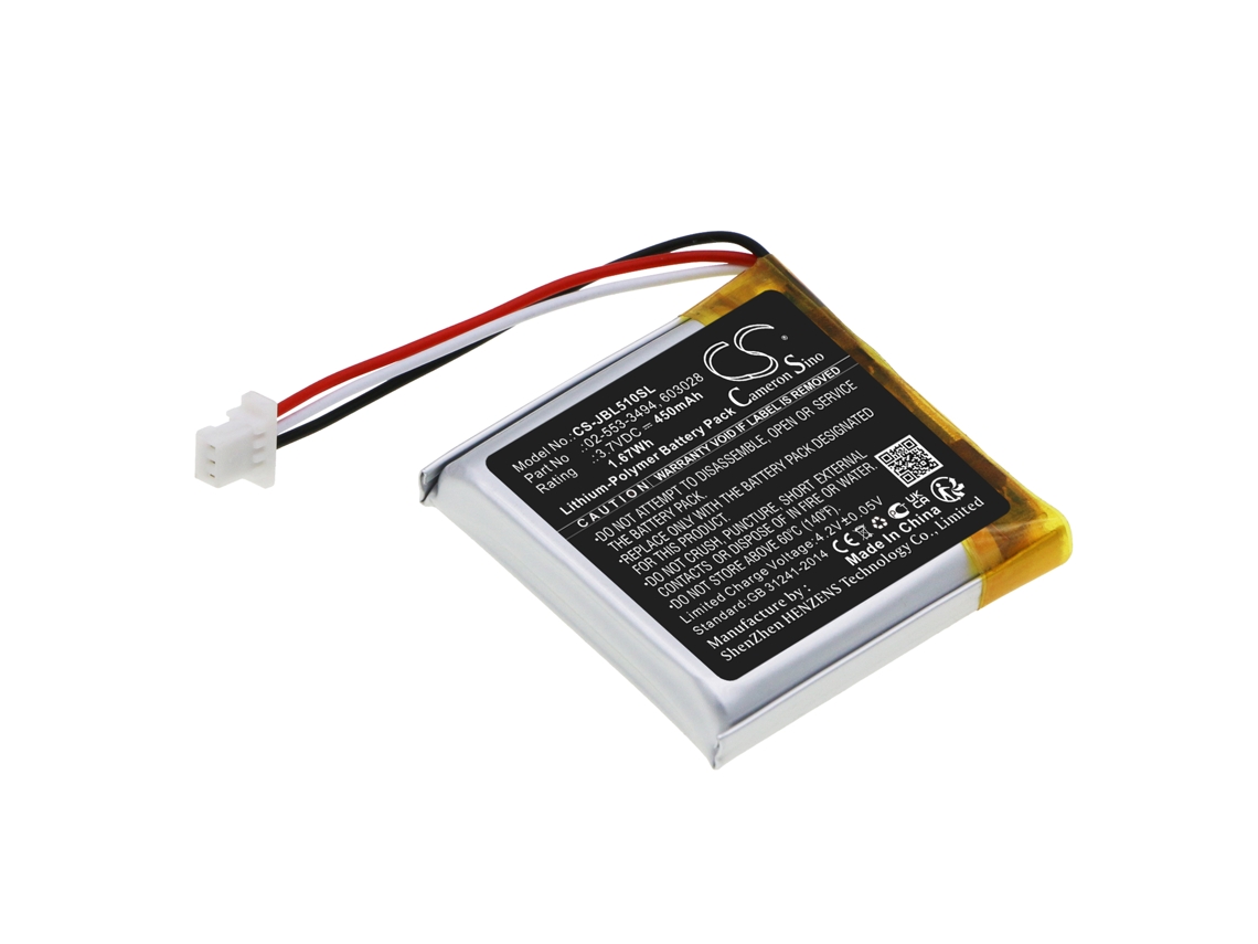 Bateria para Jbl/tune/500bt/510bt CAMERON SINO