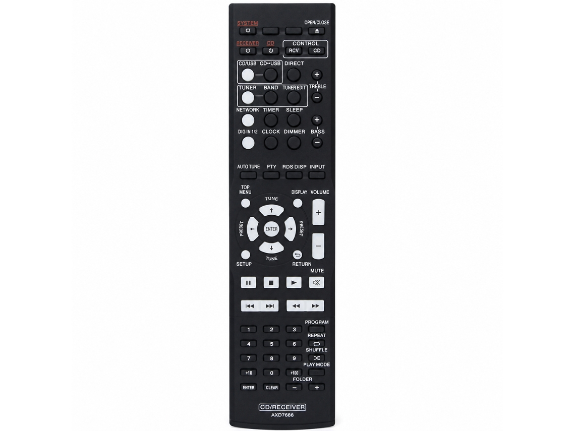 Comando De Substituição Compatível Com Recetor Av Pioneer Axd7688_dae