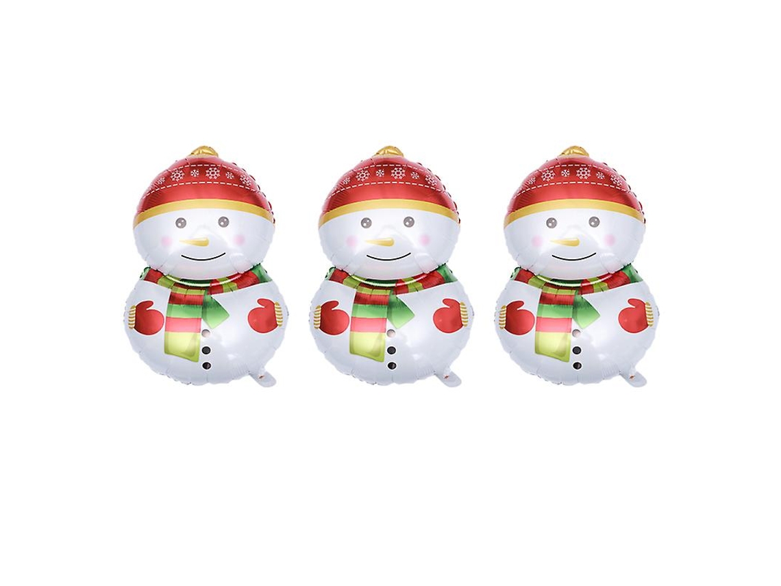 3 Unidades De Balão Decorativo De Natal Allinless