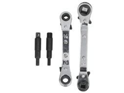 Chave De Catraca Ct122, Com Adaptação De Múltiplas Especificações E Fabricada Em Aço Inoxidável.