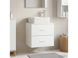 Vidaxl Vaidade Com Pia Suspensa Branco 49,5 X 41 X 63 Cm