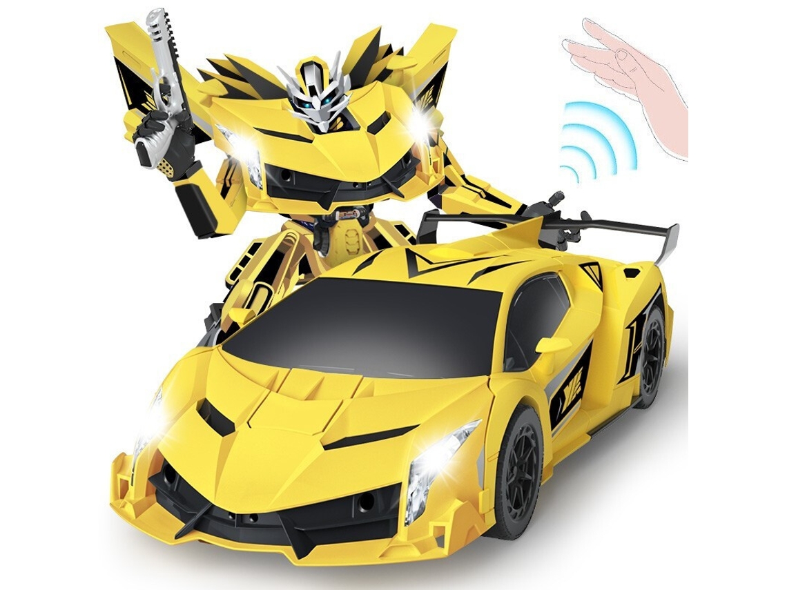 Carrinho um Presente Interativo para Pais e Filhosd830 34cm Amarelo Lamborghini Modo Duplo Versão com Bateria Única CHENNNLS
