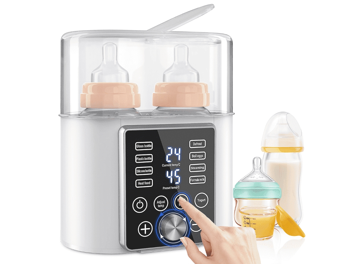 Esterilizador Aquecedor De Mamadeiras Aquecedor De Leite Materno Com Timer E Funções Pré Programadas Cuich