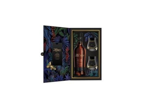 Zacapa Edição Negra Coffret Floral 2 Copos 70cl 40 Ron Zacapa Centenario Xo