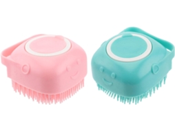 Conjunto Wooneky Com 2 Escovas Esfoliantes De Silicone, Acessórios De Banho, Esfoliantes Corporais Para Homens E