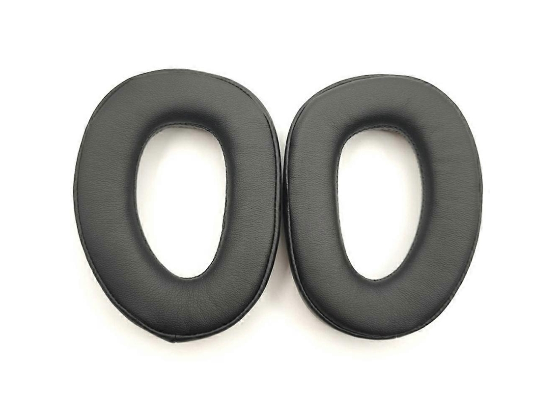 Lurelia Almofadas Auriculares Para Auscultadores Sennheiser Gsp 300/301/302/303/350/370 De Para, Em Couro Sintético E Espuma De Memória, Preto / Azul