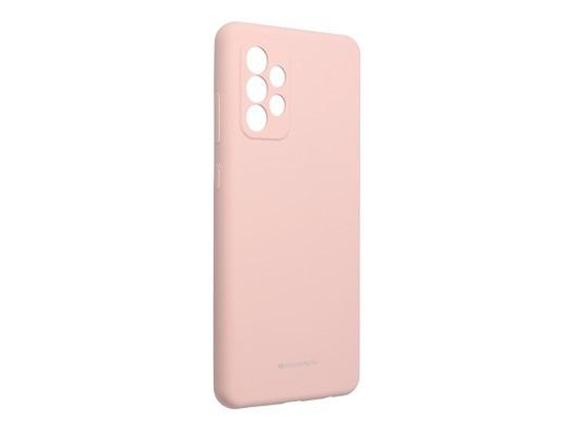 Capa Silicone Traseira Mercury Samsung A72 Lte 4G Cor-De-Rosa Sand