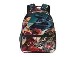Mochila Da Liga Da Justiça X85 Para Escola E Trabalho, Leve E À Prova Dágua, Mochila Estilosa Para Estudantes E Adultos V85 Olysi Shop